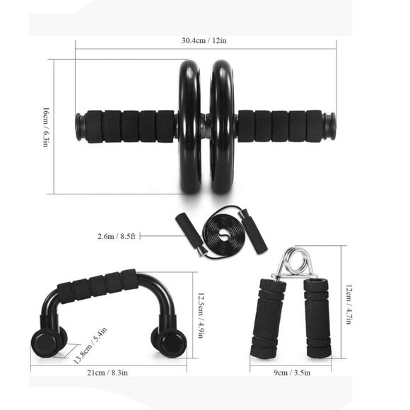 💋 4 FOR $50 /TOMSHOO 5-in-1 Ab Workout Set (NIB) - Picture 5 of 9